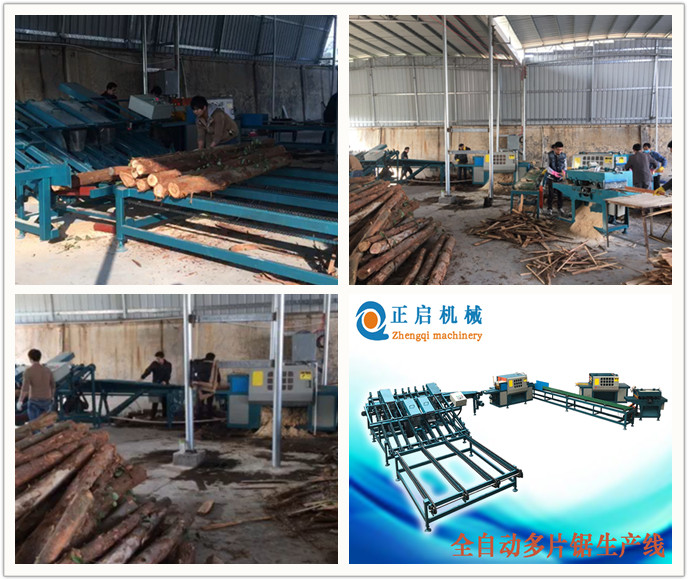2019年1月ZQ全自動多片鋸生產線在廣東更合現(xiàn)場工作圖